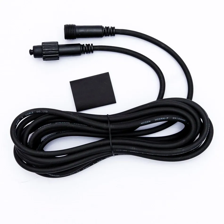 Przedłużacz Easy Fix, 5 m, czarny, IP67
