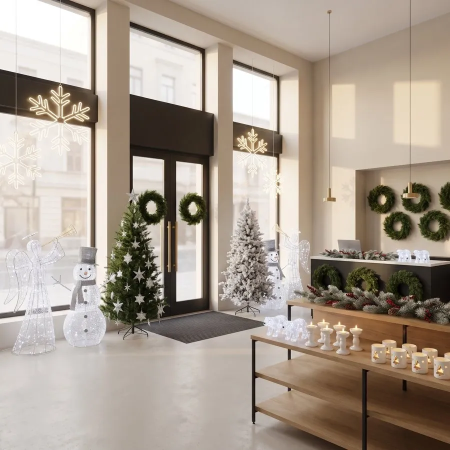 Kolekcja świąteczna Retail Flagship, dla sklepu flagowego, dużego sklepu lub kilku oddziałów