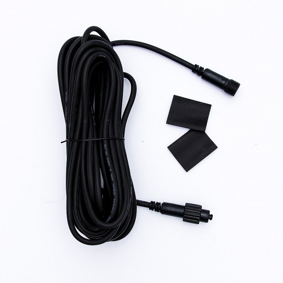 Przedłużacz Easy Fix 10 m, czarny, IP67
