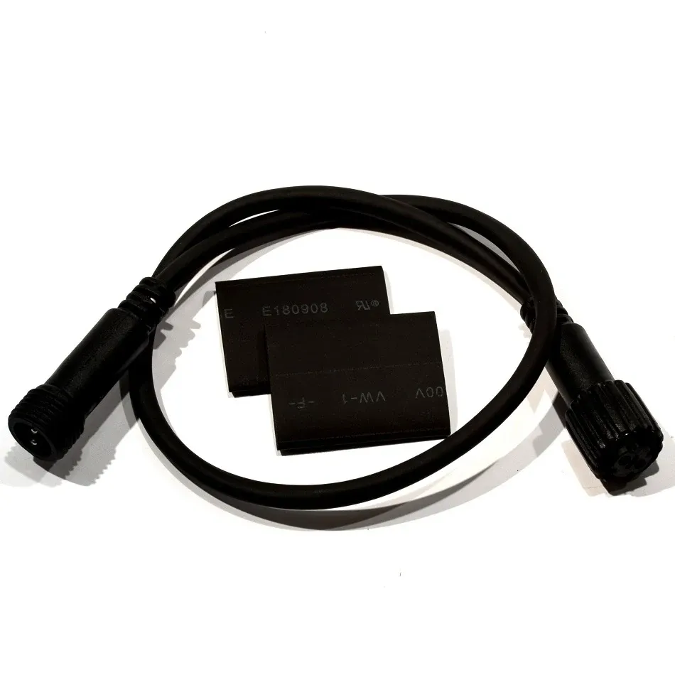 Przedłużacz Easy Fix 0,5 m czarny IP44
