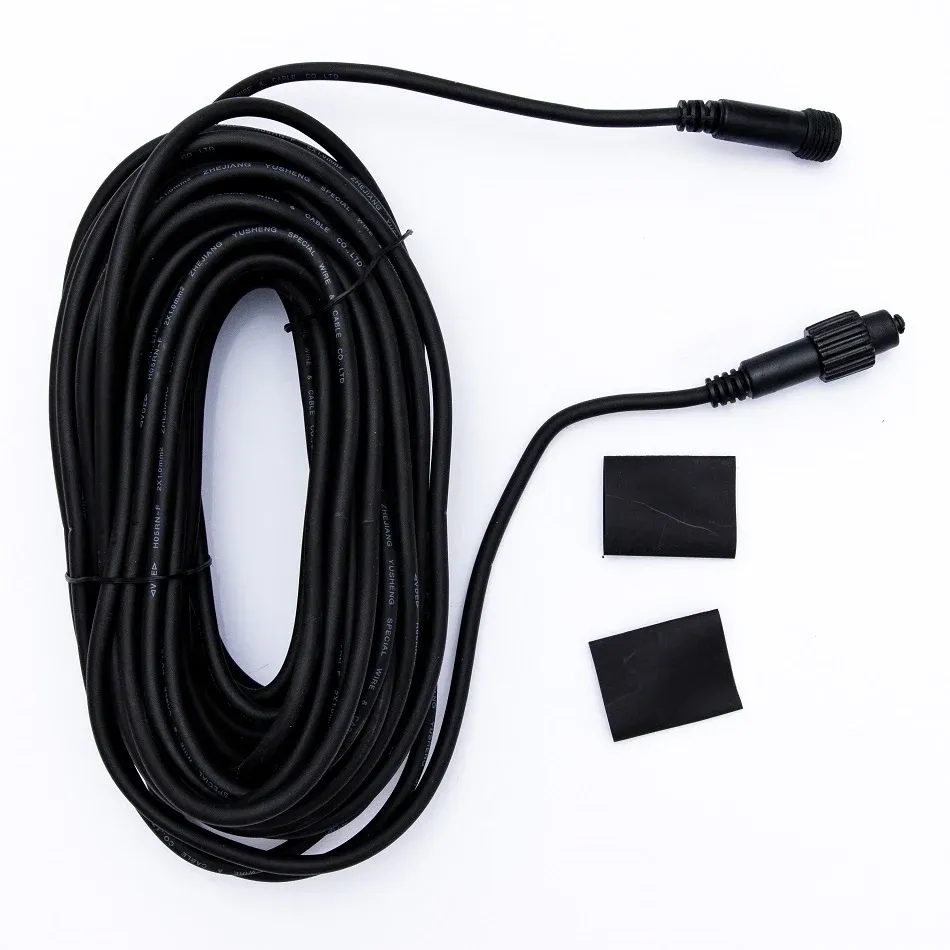 Przedłużacz Easy Fix 20 m, czarny, IP67