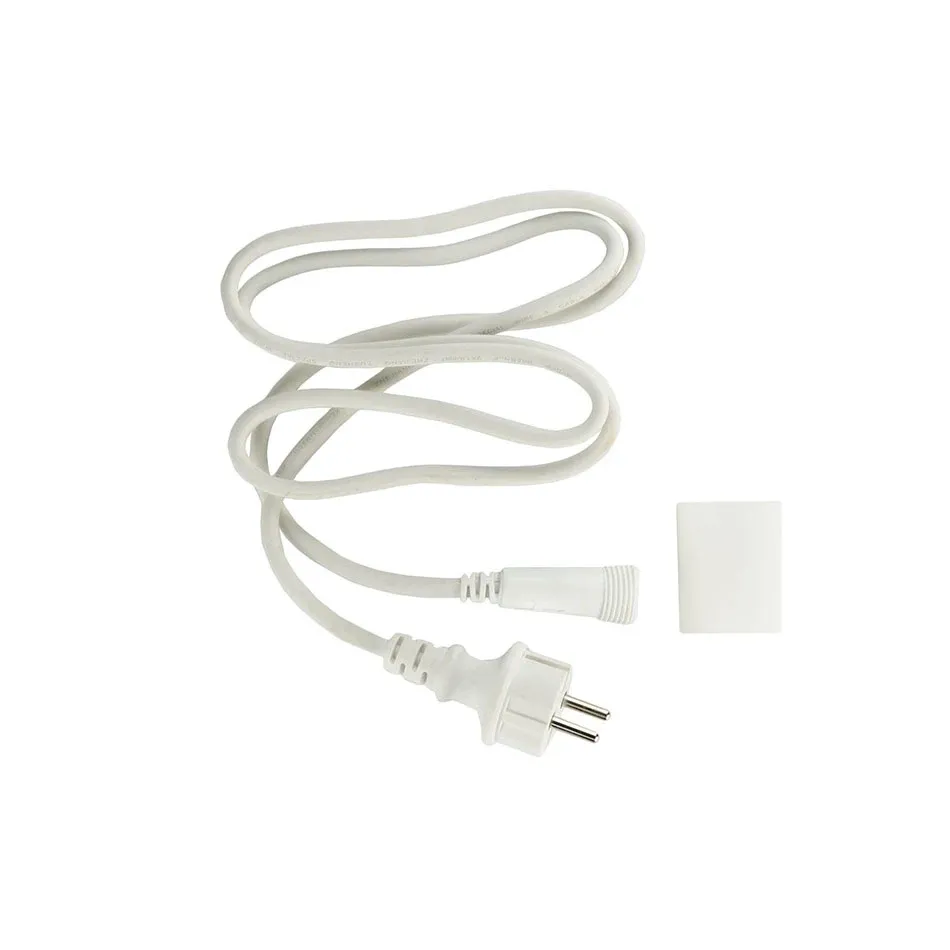 Kabel źródłowy Easy Fix na zewnątrz, bez AC/DC, biały, IP67
