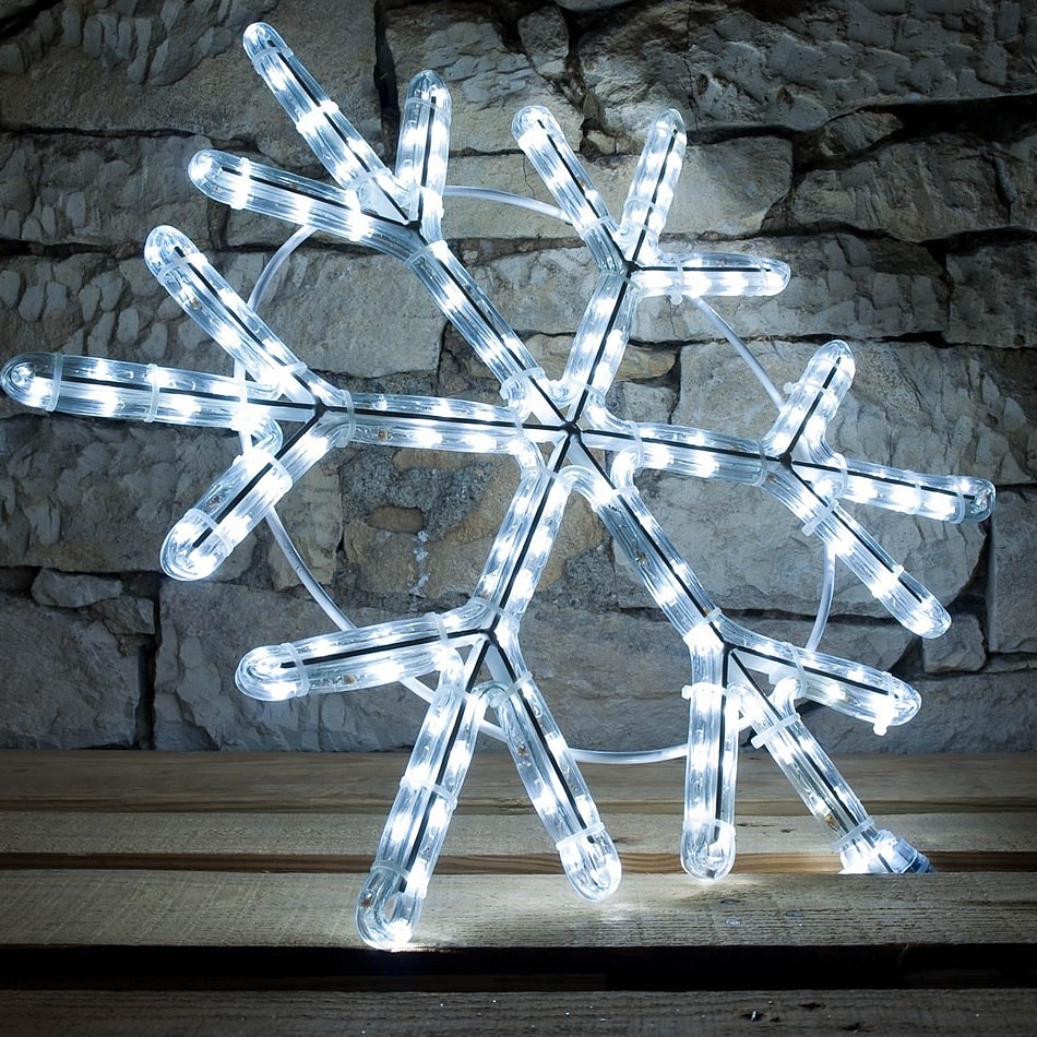 Easy Fix 2D LED flood light V, Ø 60 cm, lodowa biel, zestaw oświetlenia publicznego, aluminium